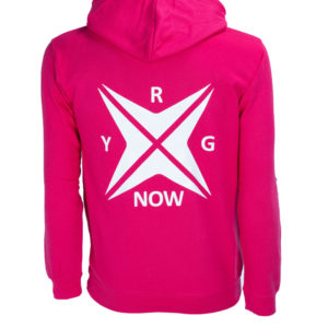 College Hoodie Hot Pink