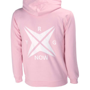 College Hoodie Baby Pink