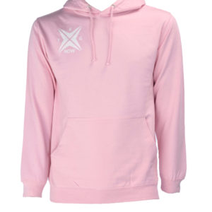 College Hoodie Baby Pink