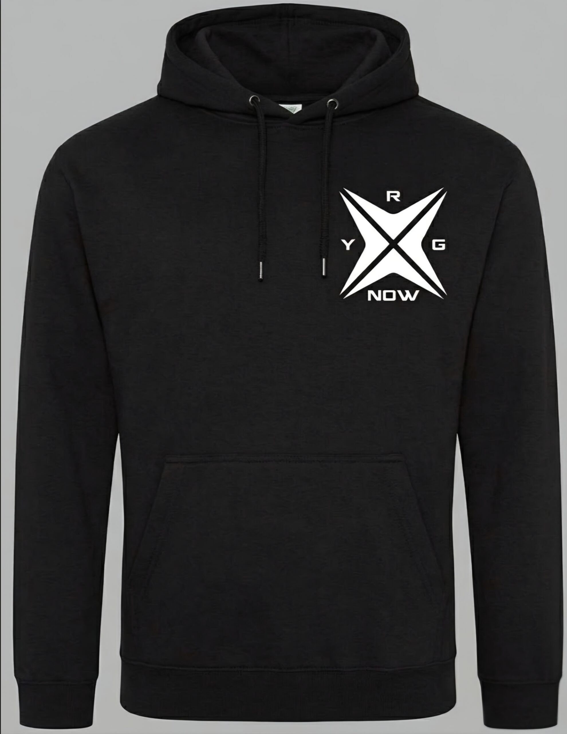 College Hoodie Deep Black